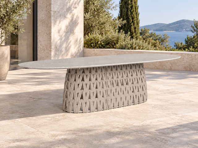 Swipe Dining Table 300 × 110 by Talenti