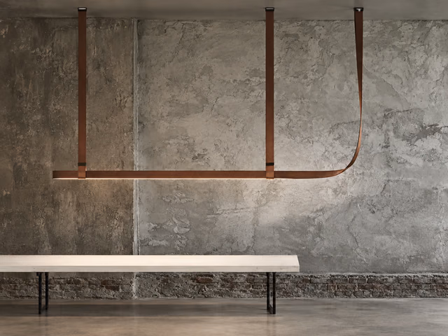 Belt Fabric System Pendant by Flos