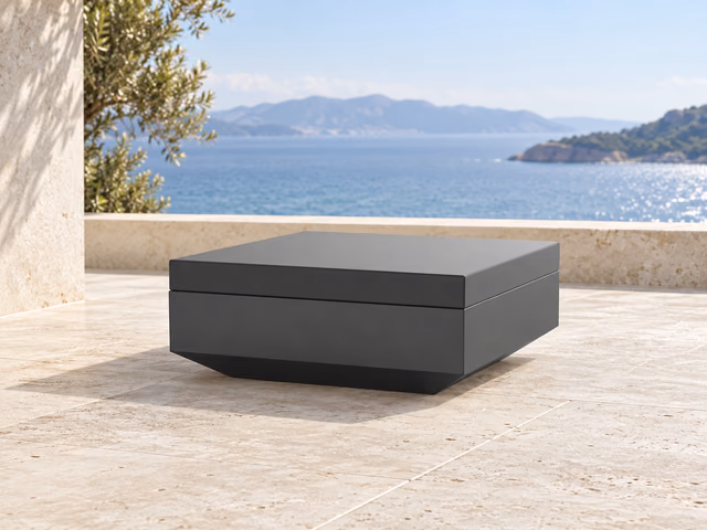 Vela Square Ottoman by Vondom