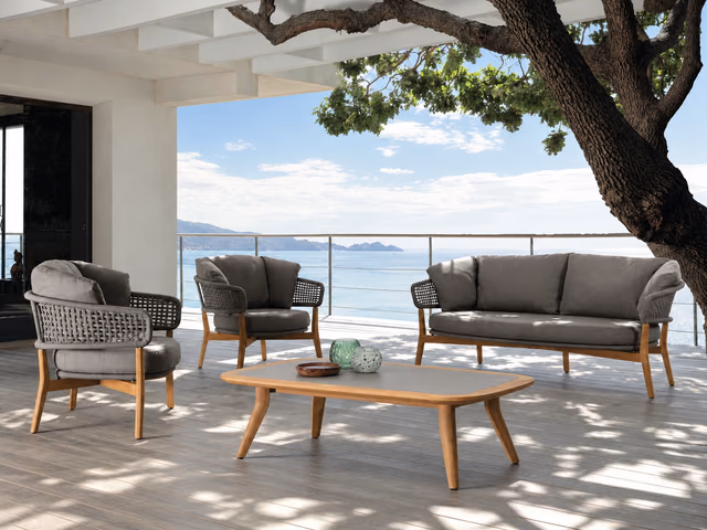 Moon//Teak Coffee Table by Talenti