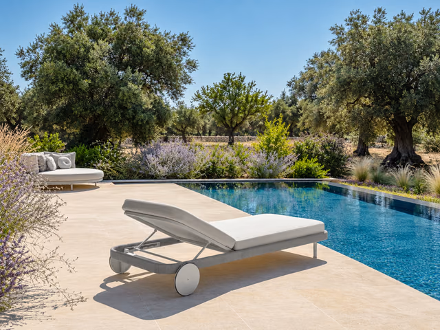 Slam//Rope Sunbed Chaise Lounge by Talenti