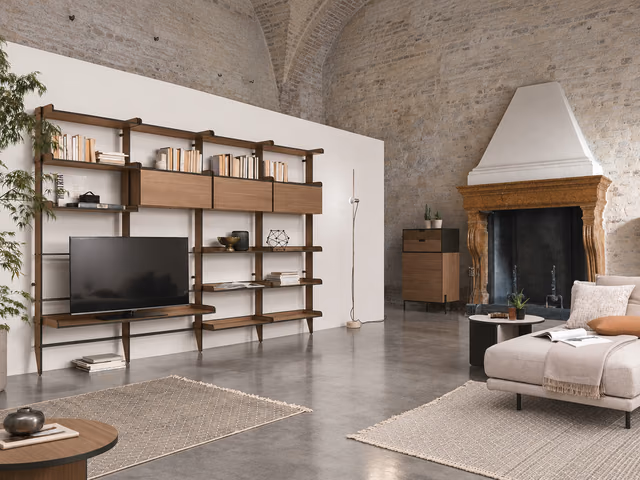 Time Bookcase TI119 by Tomasella