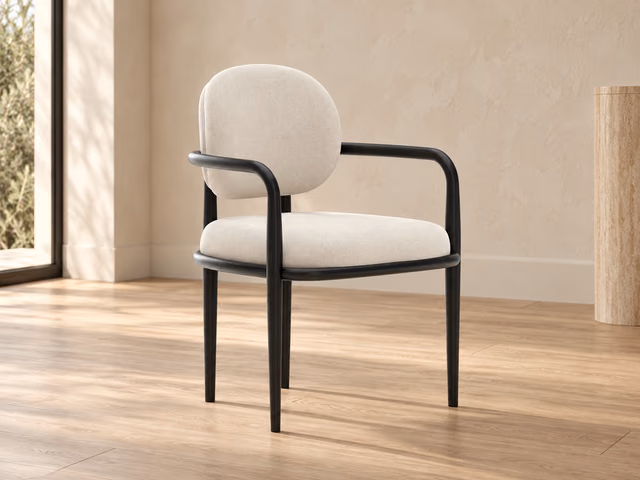 Madera Dining Arm Chair by Caracole
