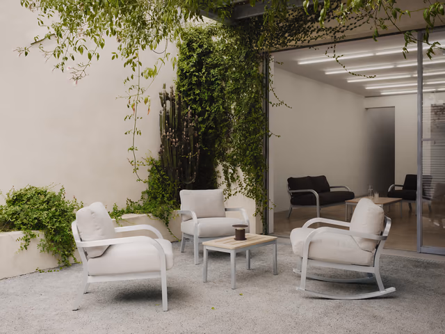 Navy Lounge Armchair by Emeco