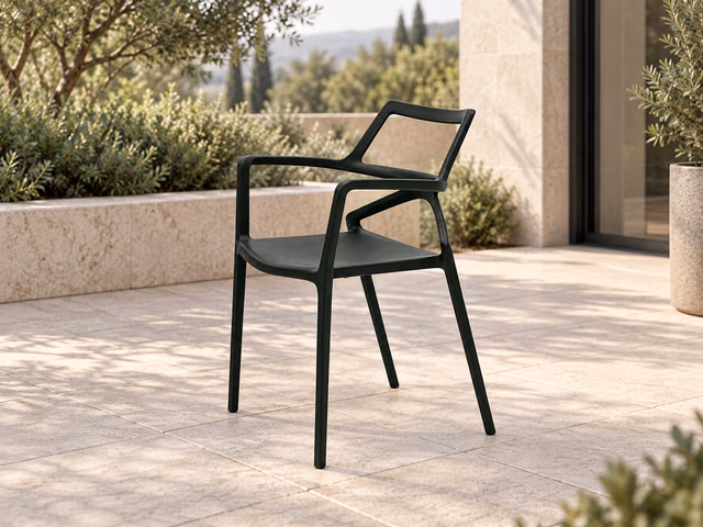 Delta Chair With Armrests by Vondom