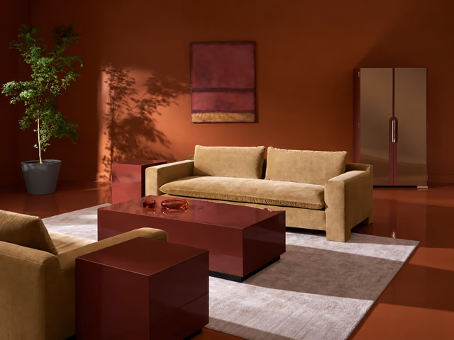 Devon 98-Inch Sofa Camel by Caracole