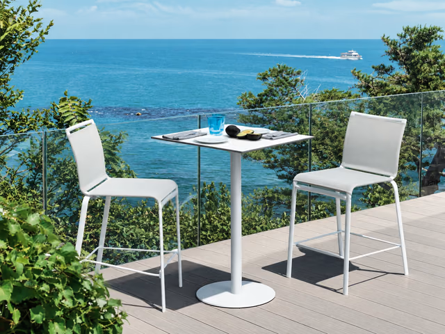 Net Bar Stool by Bontempi