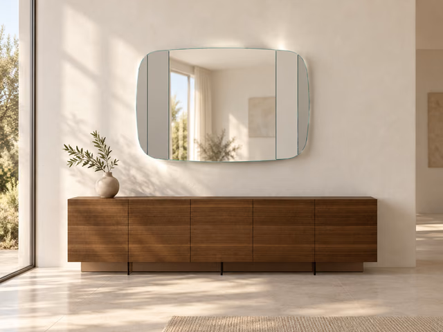 Beryl Mirror by Tonelli