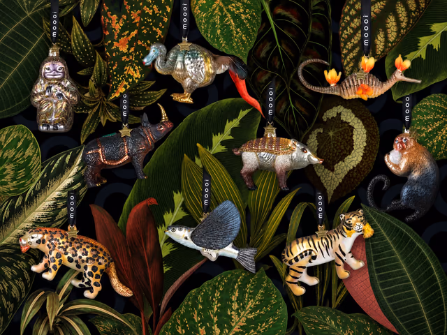 Extinct Animals Ornaments by Moooi
