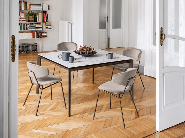 Boma Extendable Dining Table CS4152-Q-130 by Calligaris