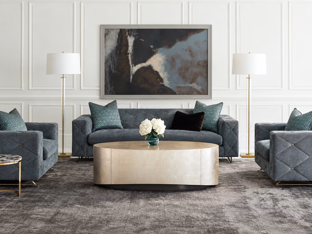 Come Oval Here Coffee Table by Caracole