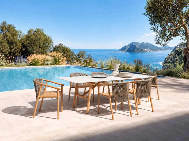 Isamu Outdoor Dining Chair by Ditre Italia