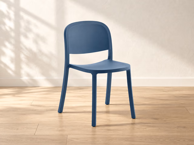 1 Inch Reclaimed Stacking Chair by Emeco