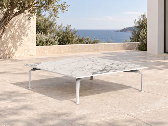 Cruise//Alu 120 × 120 Coffee Table by Talenti