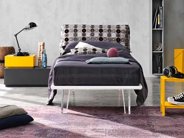 Piuma Single Bed by Tomasella