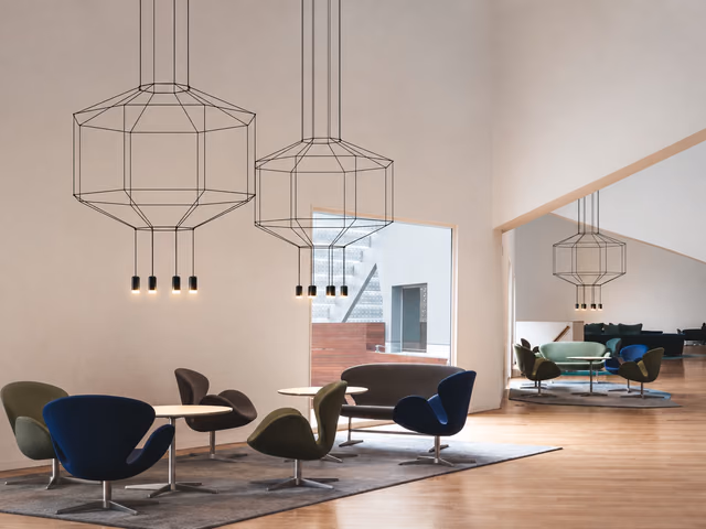Wireflow Pendant Lamp by Vibia