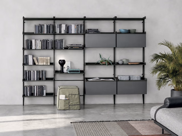 Time Bookcase TI120 by Tomasella