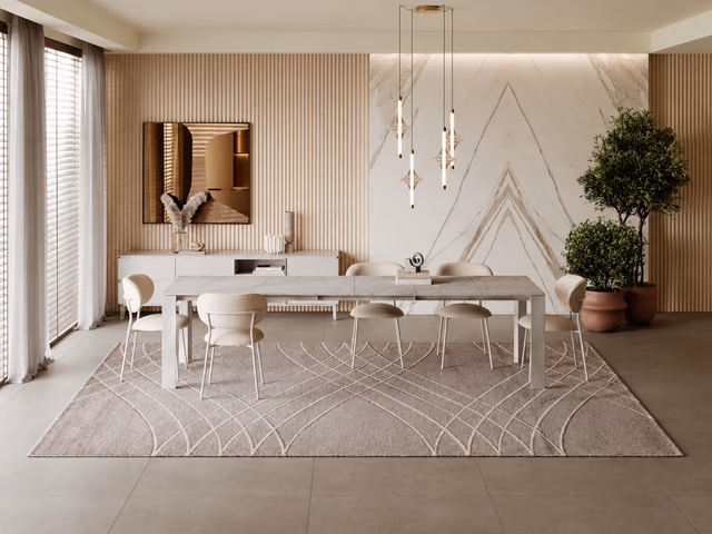 Wave Rug by Bontempi