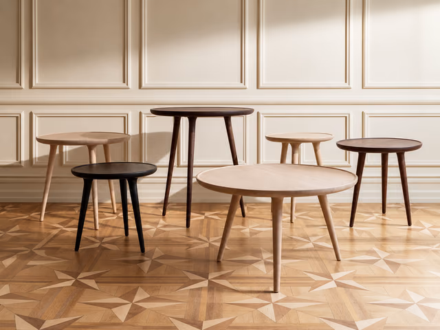 Accent Table — Matt Lacquered Oak, XL by Mater