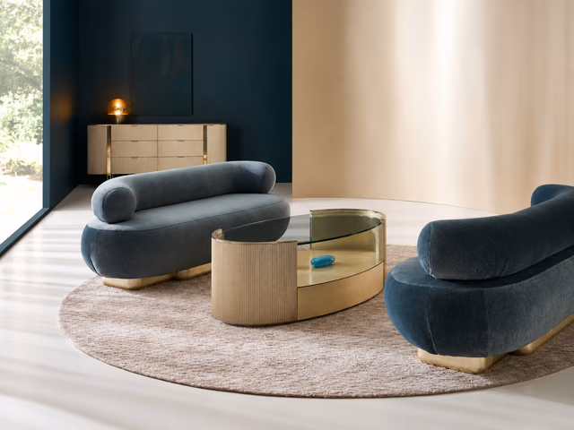 Love Oval Cocktail Table by Caracole