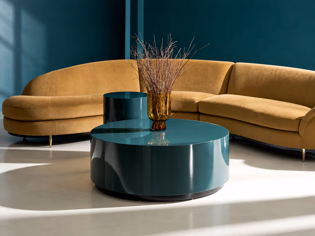 Cocktail Couture Round Coffee Table Apatit by Caracole