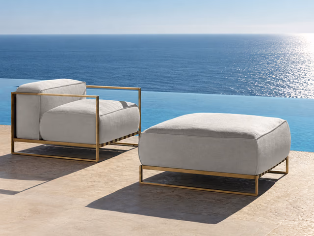 Ramón Esteve outdoor lounge chairs