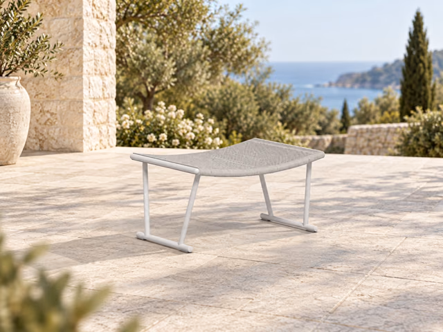 Coral Rope Ottoman by Talenti