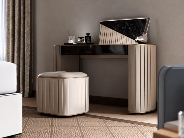 Plissé Ottoman by Reflex