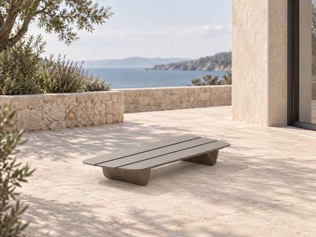 Segno Outdoor Ottoman by Reflex