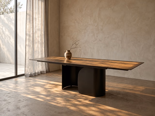 Twins Extendable Dining Table CS4153-R-200 by Calligaris