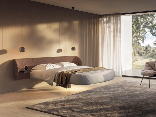 Roundy Fluttua Bed by Lago