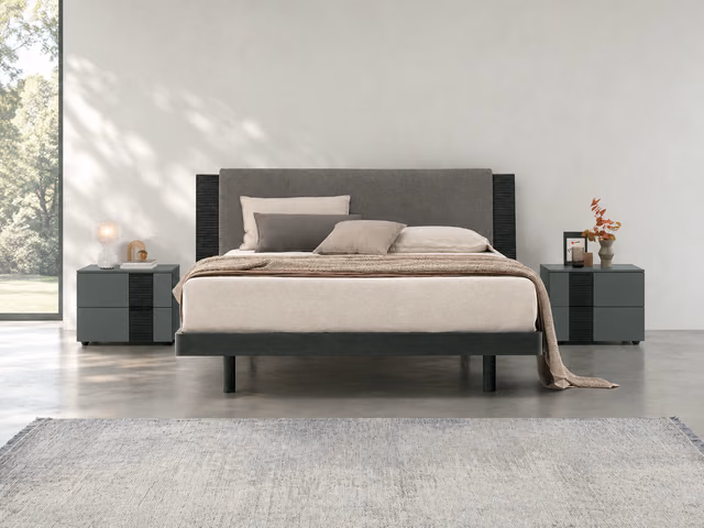 Bliss Wooden Bed by Tomasella