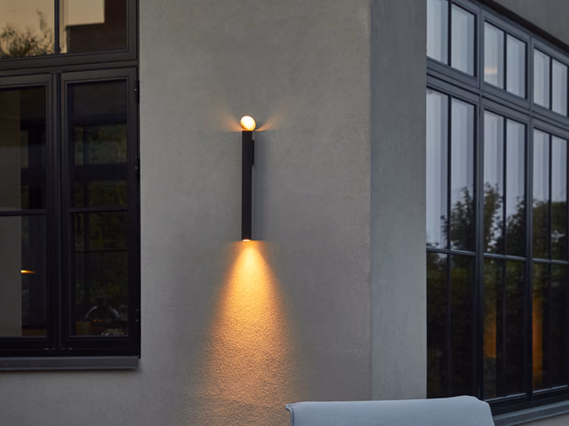 Flauta Riga Wall Lamp, Outdoor by Flos