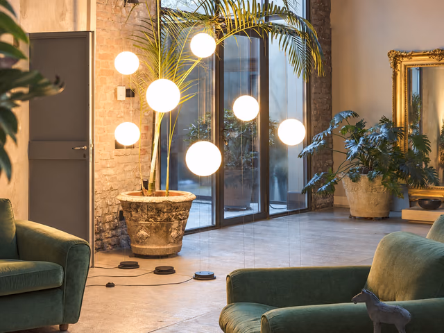 Orbit Floor Lamp by Mogg