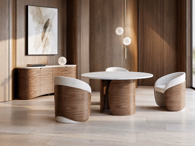 Fleur Dining Table by Caracole