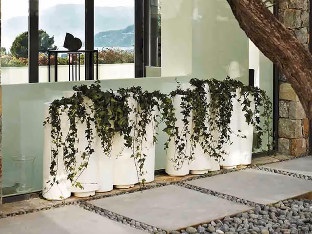 Bamboo Planter by Slide
